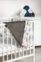 Plapumă pentru bebeluși Sensillo  Minki Grafit 75x100cm (4307) imaginea #2 — magazin online Desire.md