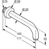 Dază de duș Kludi Bozz DN20 (3850539) imaginea #2 — magazin online Desire.md