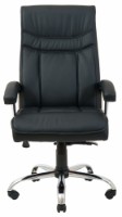 Scaun de birou Richman Burgas Chrome Flay-2230 Black imaginea #2 — magazin online Desire.md
