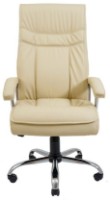 Scaun de birou Richman Burgas Chrome Flay-2207 Beige imaginea #3 — magazin online Desire.md