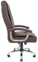 Scaun de birou Richman Burgas Chrome Flay-8831 dark Brown imaginea #3 — magazin online Desire.md
