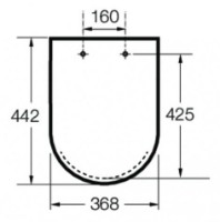 Capac de toaletă Roca Inspira Round Soft Close Onyx (A80152264B) imaginea #2 — magazin online Desire.md