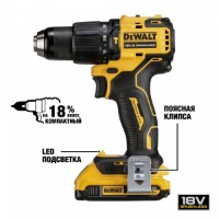Шуруповерт DeWalt DCD709D2T-QW фото №2 — интернет-магазин Desire.md