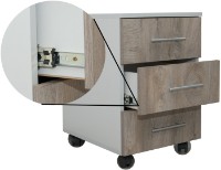 Casetieră Andra 3S 44.5x50x64.5 Light Gray imaginea #3 — magazin online Desire.md