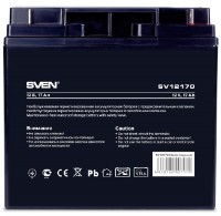 Bateria acumulatorului Sven SV12170