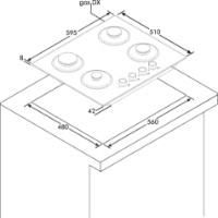 Газовая панель Candy CVW6BB фото №4 — интернет-магазин Desire.md