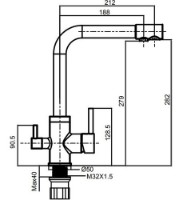 Baterie bucătărie Creavit DW8700 imaginea #2 — magazin online Desire.md