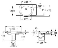 Lavoar Roca Happening (A327561000) imaginea #2 — magazin online Desire.md