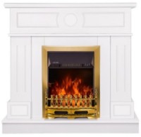 Электрокамин Art Flame Ambasador & Galileo Gold White фото №2 — интернет-магазин Desire.md