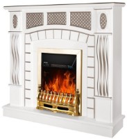 Электрокамин Art Flame Amsterdam & Galileo Gold White