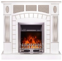 Электрокамин Art Flame Amsterdam & Galileo Silver White фото №2 — интернет-магазин Desire.md