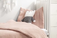 Lenjerie de pat pentru copii Sensillo  Muselina 2pcs Pink imaginea #2 — magazin online Desire.md