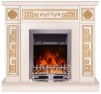 Электрокамин Art Flame Versailles Gold & Galileo Silver Ivory фото №2 — интернет-магазин Desire.md