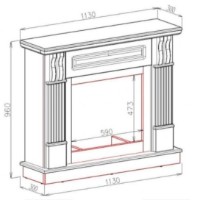 Электрокамин Art Flame Verona Mini & Lorance White фото №4 — интернет-магазин Desire.md