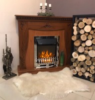 Электрокамин Art Flame Napoli & Galileo Silver Nut фото №3 — интернет-магазин Desire.md