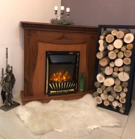 Электрокамин Art Flame Napoli & Meridian Nut фото №3 — интернет-магазин Desire.md