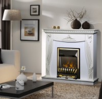 Электрокамин Art Flame Napoli & Meridian White фото №3 — интернет-магазин Desire.md
