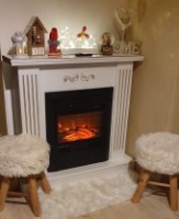 Электрокамин Art Flame Smile & Cristina White фото №3 — интернет-магазин Desire.md