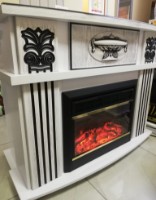Электрокамин Art Flame Roma & Richi White фото №3 — интернет-магазин Desire.md