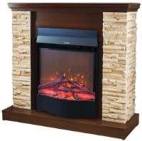 Электрокамин Art Flame Rock & Corsica Dark Nut