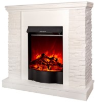 Электрокамин Art Flame Rock & Corsica White