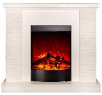 Электрокамин Art Flame Rock & Corsica White фото №2 — интернет-магазин Desire.md