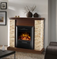 Электрокамин Art Flame Rock & Cristina Dark Nut фото №2 — интернет-магазин Desire.md