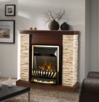 Электрокамин Art Flame Rock & Meridian Dark Nut фото №2 — интернет-магазин Desire.md