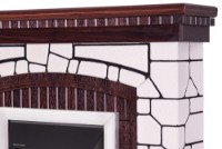 Электрокамин Art Flame Natali & Corsica White\Wenge фото №2 — интернет-магазин Desire.md