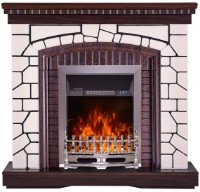 Электрокамин Art Flame Natali & Galileo Silver White\Wenge фото №2 — интернет-магазин Desire.md