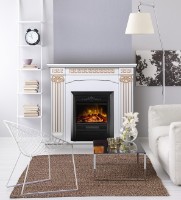 Электрокамин Art Flame Calisto & Cristina White фото №3 — интернет-магазин Desire.md