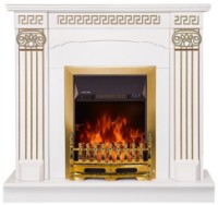 Электрокамин Art Flame Calisto & Galileo Gold White фото №2 — интернет-магазин Desire.md