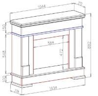 Электрокамин Art Flame Ideal & Lorance White фото №4 — интернет-магазин Desire.md