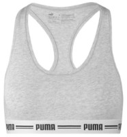 Bustieră Puma Women Racer Back Top 1P Hang Grey Melange XL imaginea #1 — magazin online Desire.md