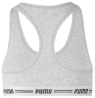 Bustieră Puma Women Racer Back Top 1P Hang Grey Melange XS imaginea #2 — magazin online Desire.md