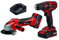 Set Einhell CD+AG 18 PXC 2