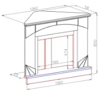 Электрокамин Art Flame Madeira Colt & Lorance White\Black фото №5 — интернет-магазин Desire.md