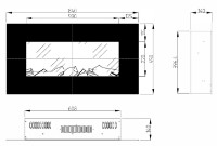 Șemineu electric Art Flame Marcus Black imaginea #5 — magazin online Desire.md