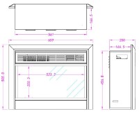 Șemineu electric Art Flame Mars Black imaginea #5 — magazin online Desire.md