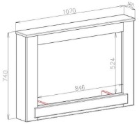 Электрокамин Art Flame Melania & Adeli White фото №5 — интернет-магазин Desire.md