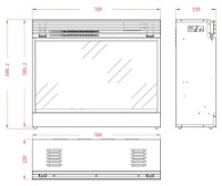 Электрокамин Art Flame Mirabela Black фото №3 — интернет-магазин Desire.md