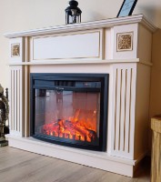 Электрокамин Art Flame Miracle & Zakynthos Ivory фото №3 — интернет-магазин Desire.md