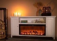 Электрокамин Art Flame Mozart & Tasmania White фото №4 — интернет-магазин Desire.md