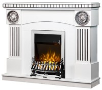 Электрокамин Art Flame Prometeu & Galileo Silver White\Black