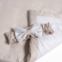 Plic pentru bebeluși Perina (OKVj-01.4) Beige\White imaginea #6 — magazin online Desire.md