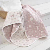 Pătură Perina Forest (PL-01.5) Pink imaginea #4 — magazin online Desire.md