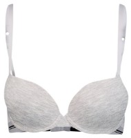 Sutien Puma Women T-Shirt Bra 1P Grey Melange 75C imaginea #1 — magazin online Desire.md