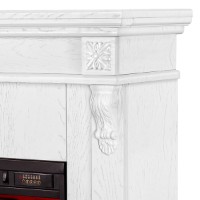 Электрокамин Art Flame Solomon & Lorance White фото №3 — интернет-магазин Desire.md