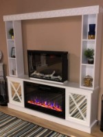 Электрокамин Art Flame Sorento Plus & Adeli White фото №2 — интернет-магазин Desire.md