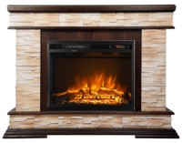 Электрокамин Art Flame Stone & Lorance Dark Nut фото №2 — интернет-магазин Desire.md